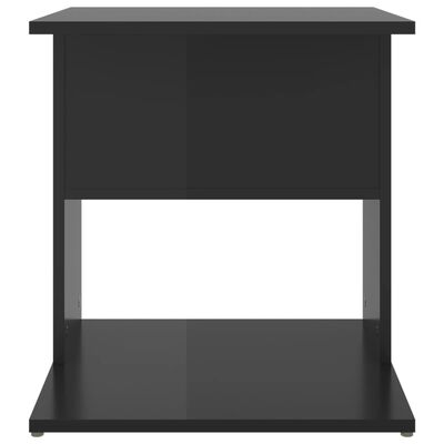 vidaXL Sidebord høyglans svart 45x45x48 cm sponplate