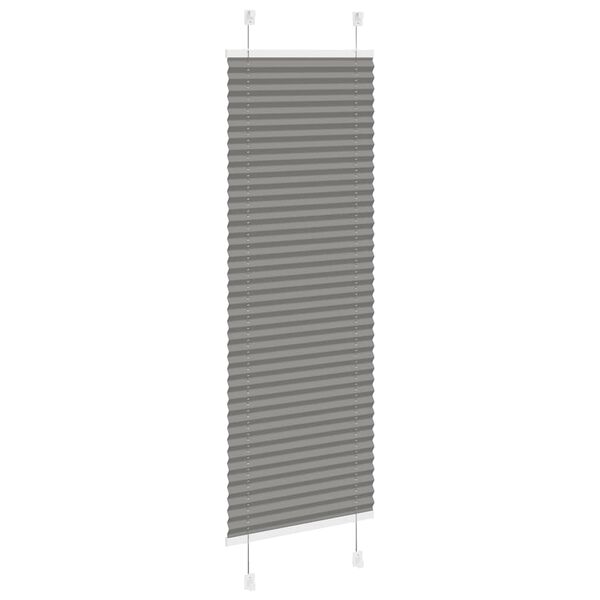 vidaXL pliss&eacute;gardin antrasitt 50x150 cm Stoff Bredde 49,4 cm Polyester