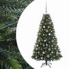vidaXL Kunstig juletre med kuler 120 cm 150 LED-lys Varmhvit
