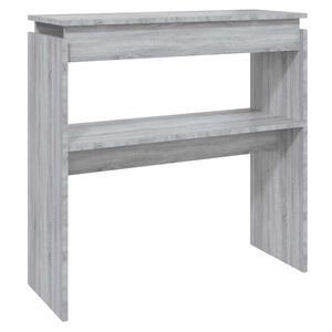 vidaXL Konsollbord gr&aring; sonoma 80x30x80 cm konstruert tre