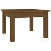vidaXL Salongbord honningbrun 45x45x30 cm heltre furu