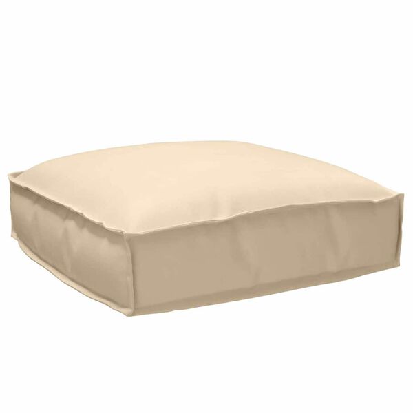 vidaXL Pallepute for sete Beige 50 x 50 x 12 cm Oxford-stoff