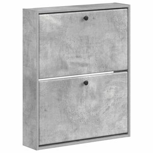 vidaXL Vegghengt skoskap BREDA 71 x 17 x 86 cm Konstruert tre