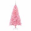 vidaXL Juletre med 150 LED med stativ Rosa 150 cm PVC