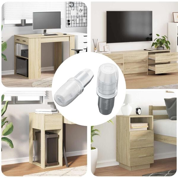 vidaXL Hylla Peg 2 pcs s&oslash;lv 7 x 16 mm Jern