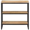 vidaXL Konsollbord 70x35x70 cm grovt heltre mangotre