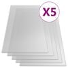 vidaXL Polykarbonatplater 5 stk 4,5 mm 150x65 cm
