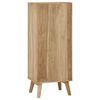 vidaXL Kommode 40x30x100 cm heltre teak