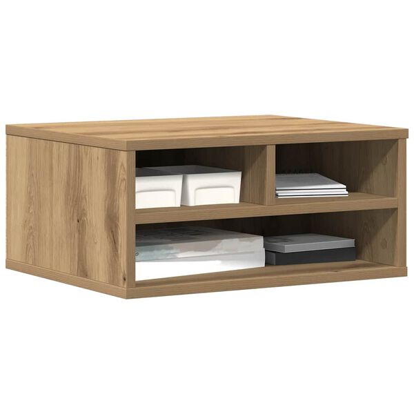 vidaXL Skiverstativ artisan eik 49 x 40 x 22.5 cm Konstruert tre