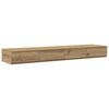 vidaXL Sengeskuffer Artisan Eik 150 x 36,5 x 16,5 cm Konstruert tre