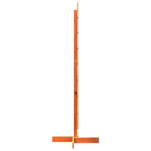 vidaXL Juletre av tre til pynt voksbrun 150 cm heltre furu