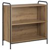 vidaXL Bokskap 80 x 33 x 80 cm Konstruert tre Artisan eik