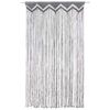 vidaXL Makramé gardin antrasitt 140x240 cm bomull