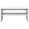 vidaXL Kaffebord Hvit 80 x 50 x 40 cm Konstruert tre