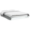 vidaXL Sengeramme hvit 135x190 cm konstruert tre