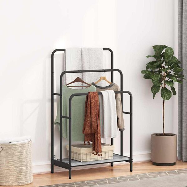 vidaXL Klesstativ Grå sonoma 60 x 30 x 100.5 cm Konstruert tre