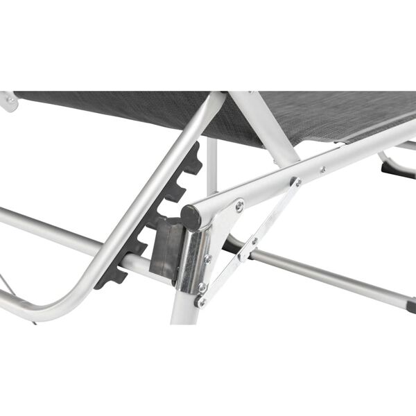 Outwell Foldbar solseng New Foundland svart og grå