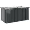 vidaXL Hage Lagringsboks Svart 101 x 56,5 x 50 cm St&aring;l