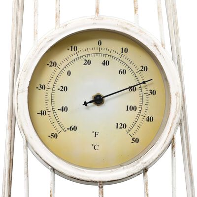 vidaXL Veggklokke med termometer gammeldags