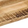vidaXL Bordplate naturlig kant 140x60x3,8 cm grovt heltre mangotre