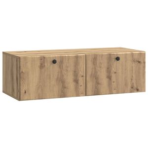 vidaXL Vegghengt TV skap 98 x 41 x 30 cm Artisan eik Konstruert tre