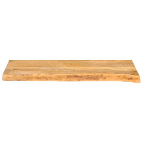 vidaXL Bordplate med naturlig kant 90x30x2,5 cm heltre mango
