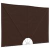 vidaXL Balcony Privacy Screen Rektangul&aelig;r 200 x 300 cm Polyester Brun