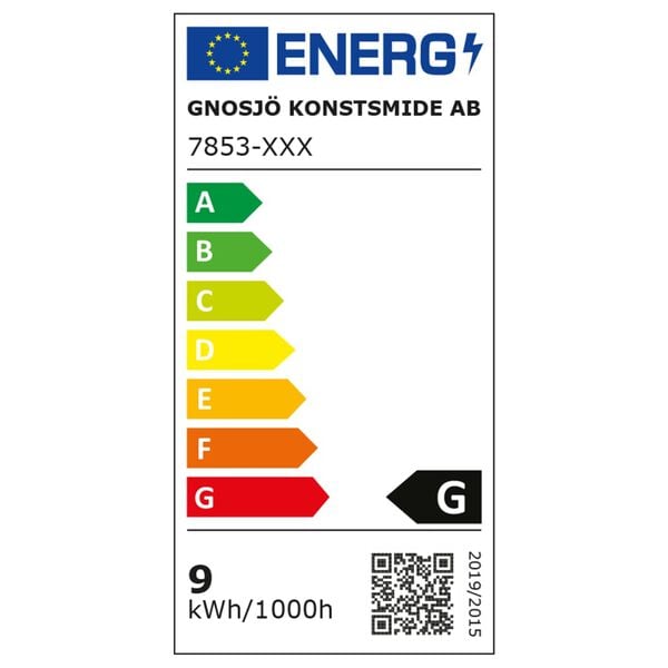 KONSTSMIDE LED-vegglampe Chieri 6x1,2W antrasitt