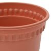 vidaXL Plantepotter 6 pcs Klinker R&oslash;d &Oslash; 17 x 14 cm Plast