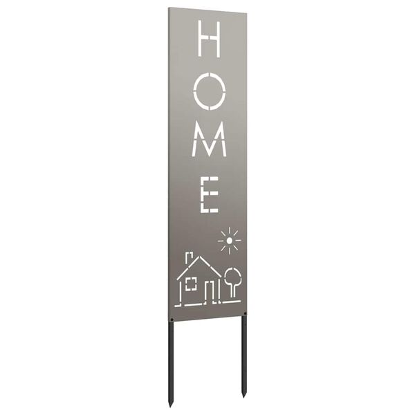 vidaXL Hageprivat skjerm Fretwork Rusten 32 x 140 cm Cortenst&aring;l