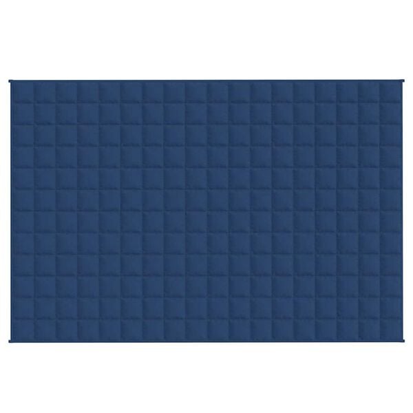 vidaXL Vektdyne bl&aring; 120x180 cm 5 kg stoff