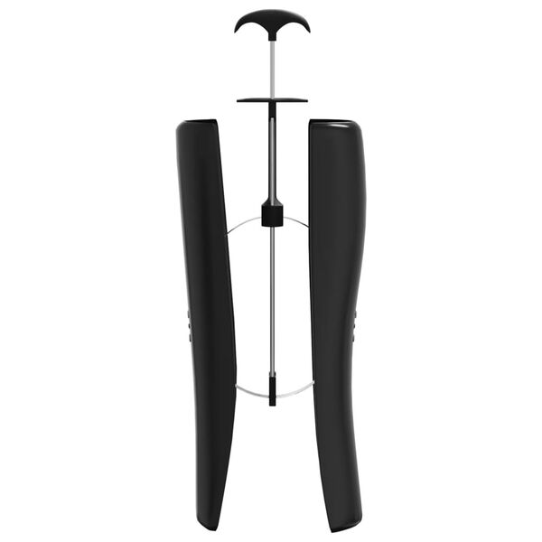 vidaXL St&oslash;velformere for ridest&oslash;vler 1 par svart PP og st&aring;l