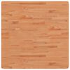 vidaXL Bordplate 90x90x1,5 cm firkantet heltre b&oslash;ketre