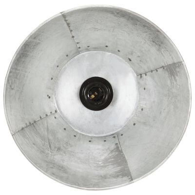 vidaXL Hengelampe 25 W sølv rund 28,5 cm E27