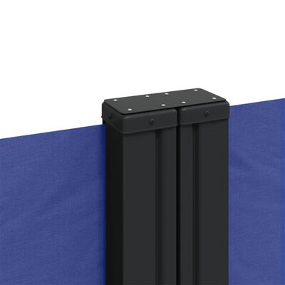 vidaXL Uttrekkbar sidemarkise 120x1000 cm blå