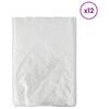 vidaXL St&oslash;vark 12 pcs Gjennomsiktig 400 x 500 cm HDPE