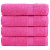 vidaXL Premium dusjh&aring;ndkl&aelig;r SOLUND 4 stk rose 70x140cm 600g/m2