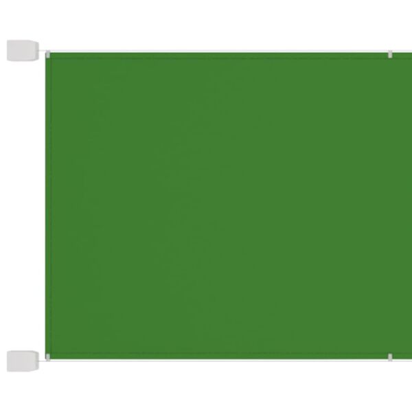 vidaXL Vertikal markise lysegr&oslash;nn 60x420 cm oxfordstoff