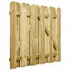 vidaXL Hageport 100 x 100 cm Heltre furu Gr&oslash;nn