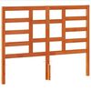 vidaXL Hodegavl voksbrun 135 cm heltre furu