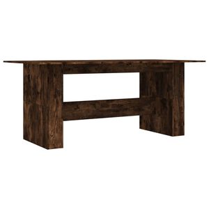 vidaXL Spisebord r&oslash;kt eik 180x90x76 cm konstruert tre