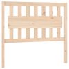vidaXL Sengegavl 105,5x4x100 cm heltre furu