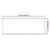 vidaXL Vertikal markise blå 140x270 cm oxfordstoff