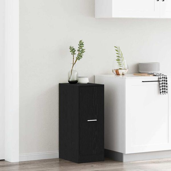 vidaXL Apotekskap Svart eik 40 x 41 x 77.5 cm Konstruert tre