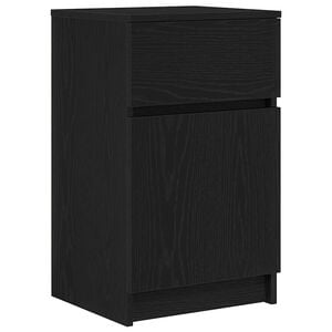 vidaXL Nattbord svart 39x35x65 cm konstruert tre