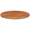 vidaXL Bordplate &Oslash;80x2,5 cm rund heltre akasie