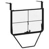 vidaXL Balkongbord svart 60x40 cm st&aring;l