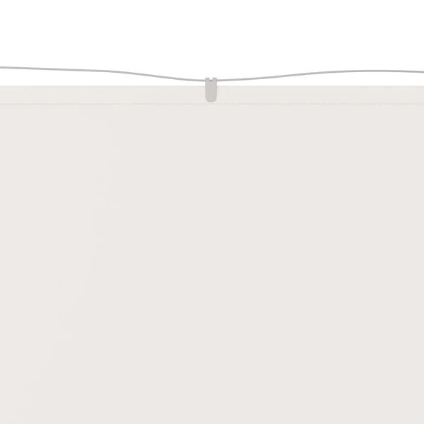 vidaXL Vertikal markise hvit 60x600 cm oxfordstoff