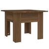 vidaXL Salongbord brun eik 55x55x42 cm konstruert tre