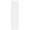 vidaXL Garderobe hvit 80x50x200 cm konstruert tre